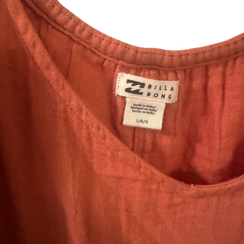 Billabong Rust Orange Mini Dress - Picture 4 of 5